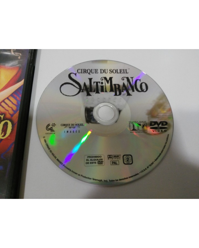 CIRQUE DU SOLEIL SALTIMBANCO DVD + EXTRAS 1994 - 2T