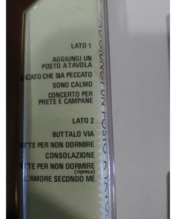 AGGIUNGI UN POSTO A TAVOLA SOUNDTRACK OST DOBLE 2 X CASSETTE TAPE CINTA 1975