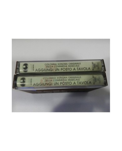 AGGIUNGI UN POSTO A TAVOLA SOUNDTRACK OST DOBLE 2 X CASSETTE TAPE CINTA 1975