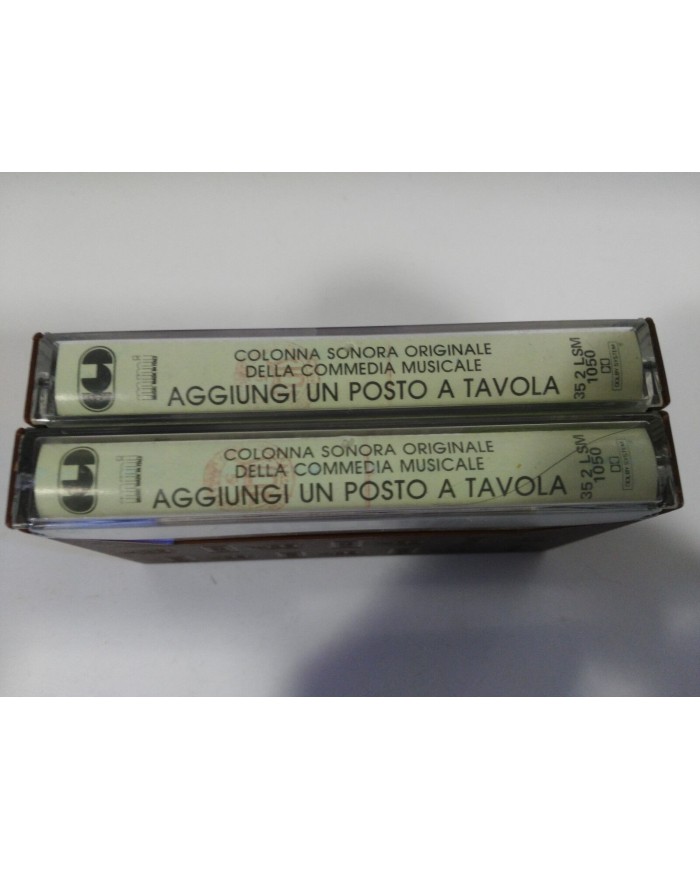 AGGIUNGI UN POSTO A TAVOLA SOUNDTRACK OST DOBLE 2 X CASSETTE TAPE CINTA 1975