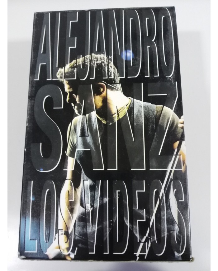 ALEJANDRO SANZ LOS VIDEOS - CINTA 3 X TRIPLE VHS EN CAJA EDICION ESPAÑOLA
