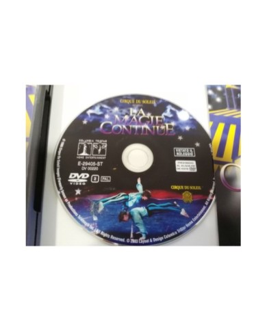 CIRQUE DU SOLEIL LA MAGIE CONTINUE DVD CASTELLANO + EXTRAS 1986 - 2004 CIRQUE DU SOLEIL LA MAGIE CONTINUE DVD CASTELLANO + EXTRAS 1986 - 2004