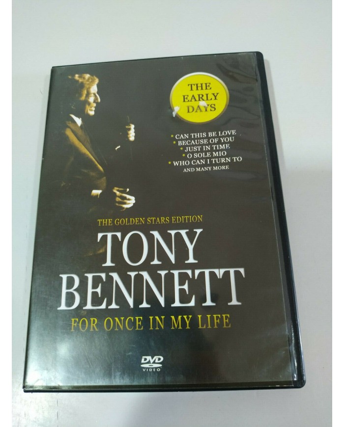 TONY BENNETT THE EARLY YEARS FOR ONCE IN MY LIFE GOLDEN STARS DVD REGION ALL AM