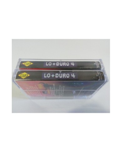 LO + MAS DURO 4 - DOBLE 2 X CINTA TAPE CASSETTE 1995 MAX MUSIC MIX