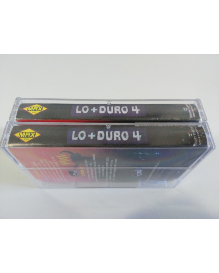 LO + MAS DURO 4 - DOBLE 2 X CINTA TAPE CASSETTE 1995 MAX MUSIC MIX