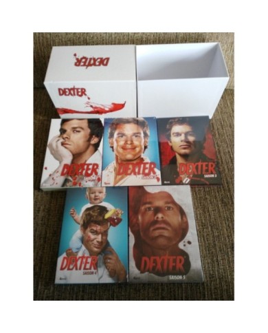 DEXTER TEMPORADAS SEASONS SAISONS 1-5 - 21 DVD NUEVA ENGLISH FRANCAIS Am DEXTER TEMPORADAS SEASONS SAISONS 1-5 - 21 DVD NUEVA ENGLISH FRANCAIS Am