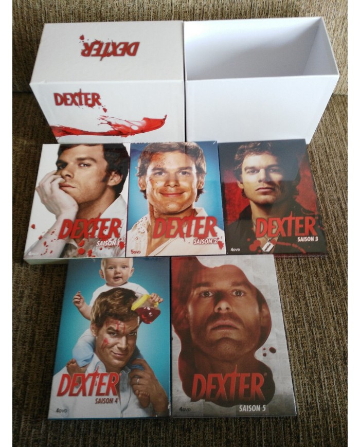 DEXTER TEMPORADAS SEASONS SAISONS 1-5 - 21 DVD NUEVA ENGLISH FRANCAIS Am