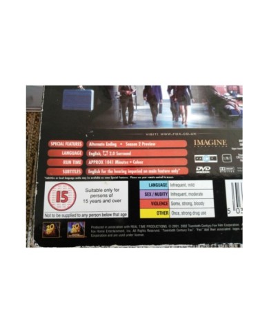 24 TEMPORADA SEASON 1 COMPLETE 6 DVD - ENGLISH - REGION 2 KIEFER SUTHERLAND -AM 24 TEMPORADA SEASON 1 COMPLETE 6 DVD - ENGLISH - REGION 2 KIEFER SUTHERLAND -AM