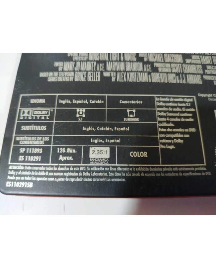 MISION IMPOSIBLE III - M:I:III - 2 X DVD STEELBOOK ESPAÑOL ENGLISH TOM CRUISE AM
