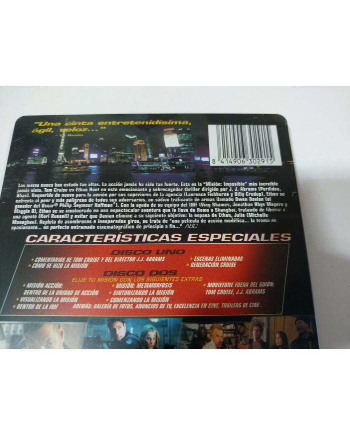 MISION IMPOSIBLE III - M:I:III - 2 X DVD STEELBOOK ESPAÑOL ENGLISH TOM CRUISE AM