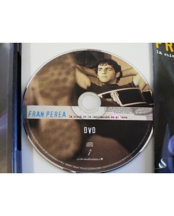 FRAN PEREA LA CHICA DE LA HABITACION DE AL LADO DVD DIRECTOS + VIDEO CLIPS - AM