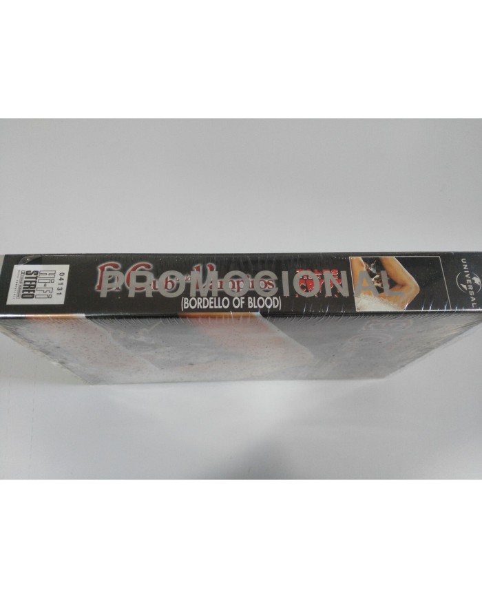 EL CLUB DE LOS VAMPIROS BORDELLO OF BLOOD CINTA TAPE VHS PROMOCIONAL NUEVA