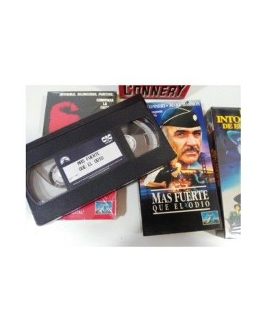SEAN CONNERY CAJA 3 X CINTA TAPE VHS THX COLECCIONISTA LOS INTOCABLES OCTUBRE