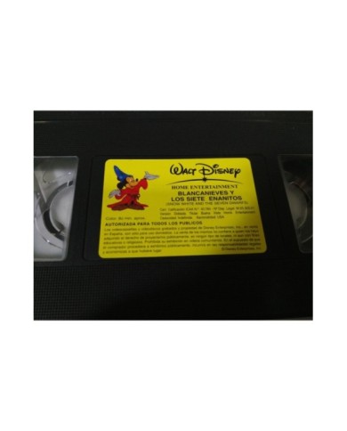 BLANCANIEVES Y LOS SIETE ENANITOS VHS LOS CLASICOS DE WALT DISNEY Am