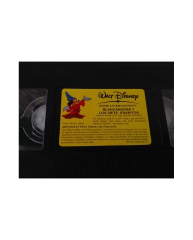 BLANCANIEVES Y LOS SIETE ENANITOS VHS LOS CLASICOS DE WALT DISNEY Am