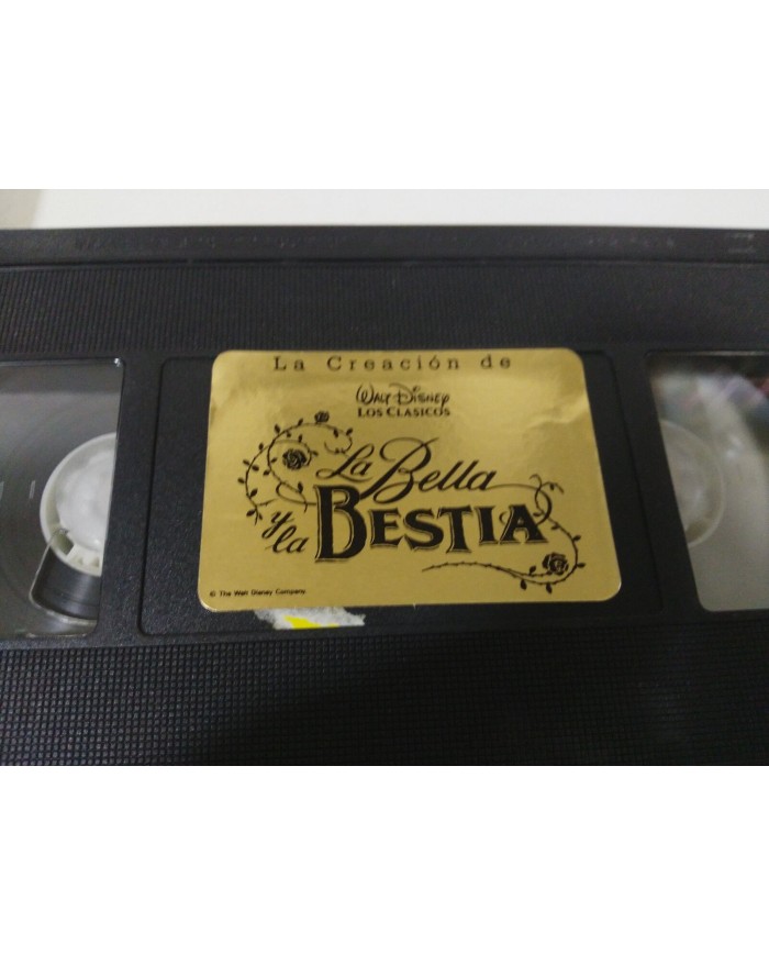 LA BELLA Y LA BESTIA LA CREACION VHS LOS CLASICOS DE WALT DISNEY COLECCIONISTA