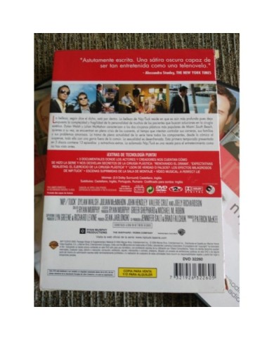 NIP TUCK A GOLPE DE BISTURI PRIMERA TEMPORADA 1 COMPLETA - 5 DVD + EXTRAS - AM NIP TUCK A GOLPE DE BISTURI PRIMERA TEMPORADA 1 COMPLETA - 5 DVD + EXTRAS - AM
