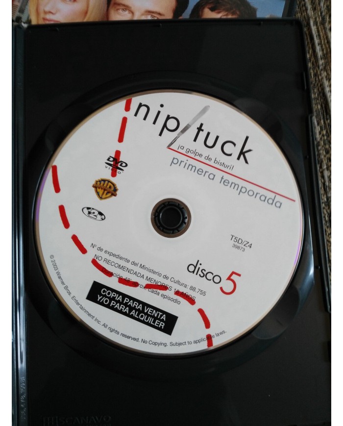 NIP TUCK A GOLPE DE BISTURI PRIMERA TEMPORADA 1 COMPLETA - 5 DVD + EXTRAS - AM