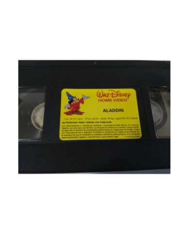ALADDIN - VHS CINTA TAPE LOS CLASICOS DE WALT DISNEY 1994 Espa?ol - 3T ALADDIN - VHS CINTA TAPE LOS CLASICOS DE WALT DISNEY 1994 Espa?ol - 3T