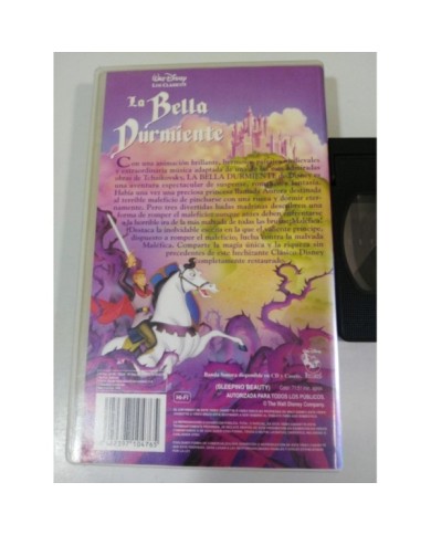 LA BELLA DURMIENTE - VHS CINTA TAPE LOS CLASICOS DE WALT DISNEY - 3T LA BELLA DURMIENTE - VHS CINTA TAPE LOS CLASICOS DE WALT DISNEY - 3T