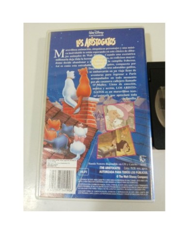 LOS ARISTOGATOS - VHS CINTA TAPE LOS CLASICOS DE WALT DISNEY 2004 - 4T LOS ARISTOGATOS - VHS CINTA TAPE LOS CLASICOS DE WALT DISNEY 2004 - 4T
