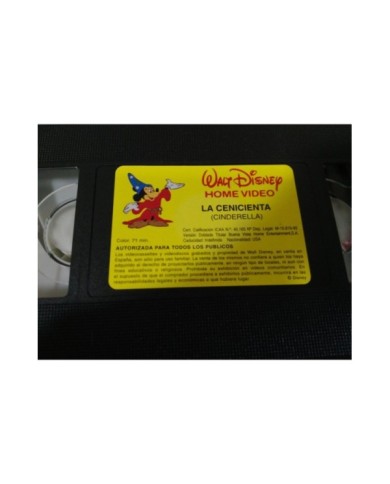 LA CENICIENTA CINDERELLA VHS TAPE CINTA LOS CLASICOS DE WALT DISNEY 1992 - 4T LA CENICIENTA CINDERELLA VHS TAPE CINTA LOS CLASICOS DE WALT DISNEY 1992 - 4T