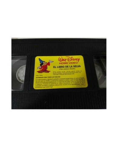 EL LIBRO DE LA SELVA JUNGLE BOOK VHS TAPE LOS CLASICOS DE WALT DISNEY 1993 3T EL LIBRO DE LA SELVA JUNGLE BOOK VHS TAPE LOS CLASICOS DE WALT DISNEY 1993 3T