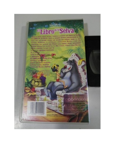 EL LIBRO DE LA SELVA JUNGLE BOOK VHS TAPE LOS CLASICOS DE WALT DISNEY 1993 3T EL LIBRO DE LA SELVA JUNGLE BOOK VHS TAPE LOS CLASICOS DE WALT DISNEY 1993 3T