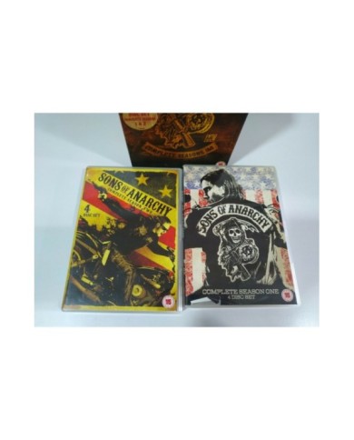 SONS OF ANARCHY Temporadas 1-2 Hijos de la Anarquia - 8 X DVD Espa?ol Ingles AM SONS OF ANARCHY Temporadas 1-2 Hijos de la Anarquia - 8 X DVD Espa?ol Ingles AM