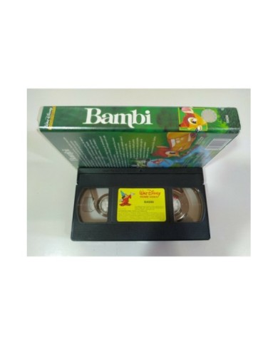 BAMBI VHS CINTA TAPE WALT DISNEY LOS CLASICOS CASTELLANO - 3T