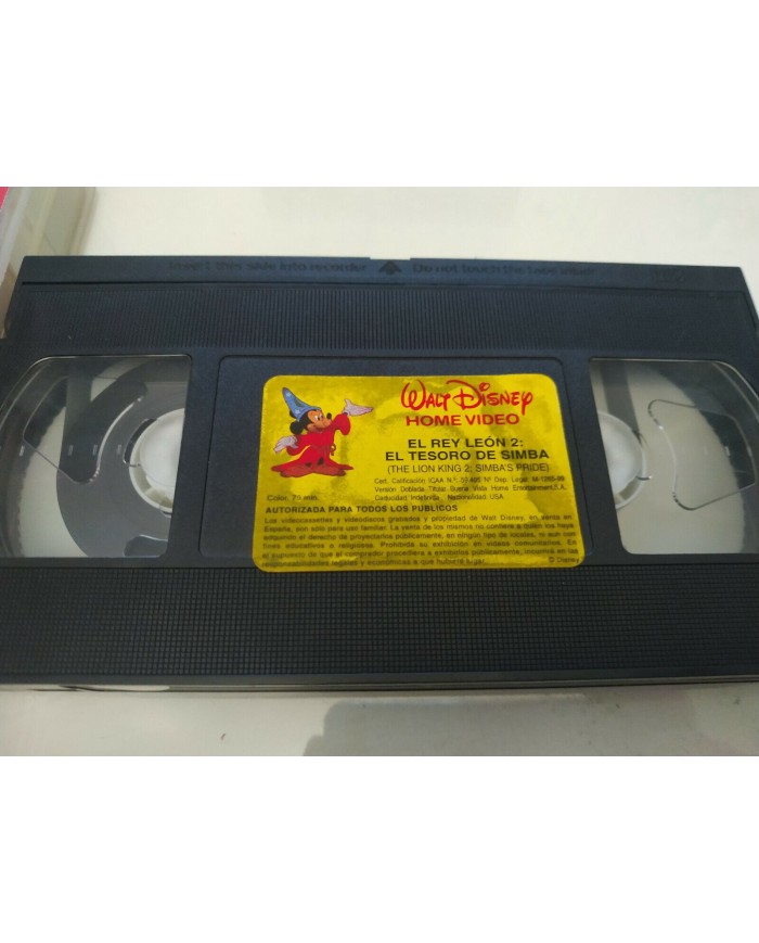 EL REY LEON 2 - VHS CINTA TAPE Los Clasicos de WALT DISNEY Espa?ol 3T