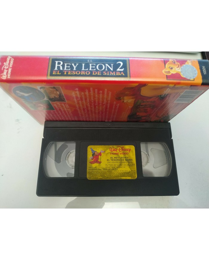 EL REY LEON 2 - VHS CINTA TAPE Los Clasicos de WALT DISNEY Espa?ol 3T