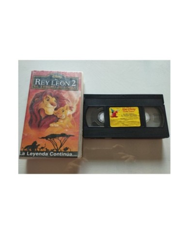 EL REY LEON 2 - VHS CINTA TAPE Los Clasicos de WALT DISNEY Espa?ol 3T