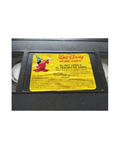 EL REY LEON 2 - VHS CINTA TAPE Los Clasicos de WALT DISNEY Espa?ol 3T