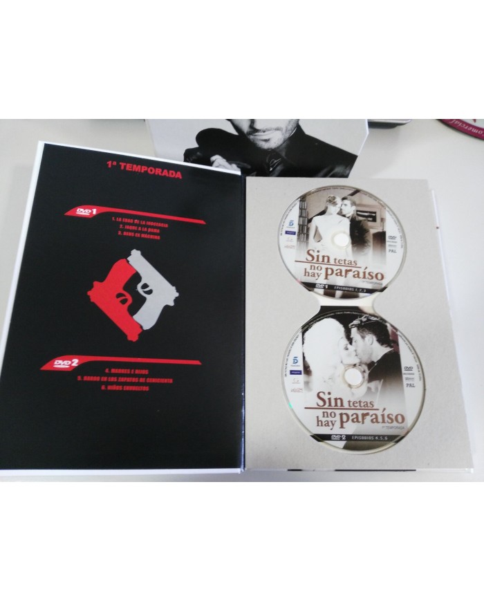 SIN TETAS NO HAY PARAISO SERIE TV TEMPORADAS 1+2+ LIBRO - 11 DVD EDIC DE LUJO AM SIN TETAS NO HAY PARAISO SERIE TV TEMPORADAS 1+2+ LIBRO - 11 DVD EDIC DE LUJO AM
