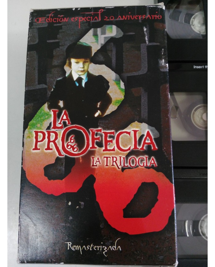 LA PROFECIA 666 THE OMEN LA TRILOGIA 3 X VHS TERROR HORROR EDIC 20 ANIVERSARIO LA PROFECIA 666 THE OMEN LA TRILOGIA 3 X VHS TERROR HORROR EDIC 20 ANIVERSARIO