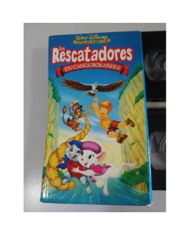 LOS RESCATADORES + EN CANGUROLANDIA BOX SET VHS CINTA TAPE WALT DISNEY ESPA?A