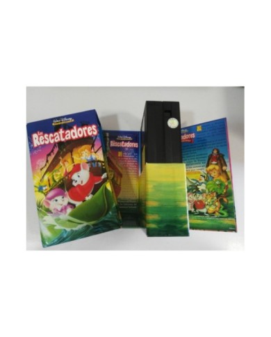 LOS RESCATADORES + EN CANGUROLANDIA BOX SET VHS CINTA TAPE WALT DISNEY ESPA?A