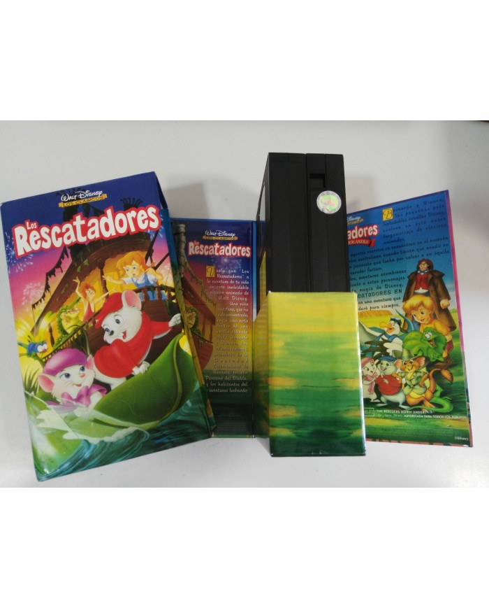 LOS RESCATADORES + EN CANGUROLANDIA BOX SET VHS CINTA TAPE WALT DISNEY ESPA?A