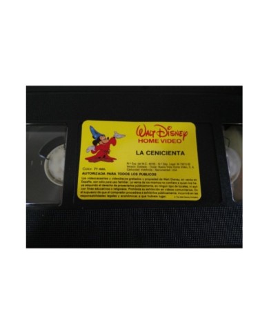 La Cenicienta Los Clasicos de Walt Disney - VHS Cinta Castellano 1992 Am La Cenicienta Los Clasicos de Walt Disney - VHS Cinta Castellano 1992 Am