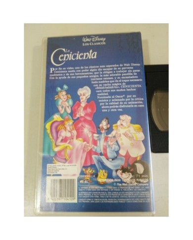 La Cenicienta Los Clasicos de Walt Disney - VHS Cinta Castellano 1992 Am La Cenicienta Los Clasicos de Walt Disney - VHS Cinta Castellano 1992 Am