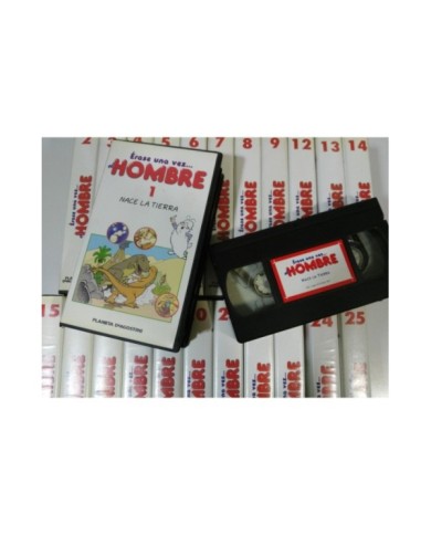 ERASE UNA VEZ EL HOMBRE SERIE MITICA DE TV VHS TAPE CINTA 23 VHS COLECCION UNICA ERASE UNA VEZ EL HOMBRE SERIE MITICA DE TV VHS TAPE CINTA 23 VHS COLECCION UNICA