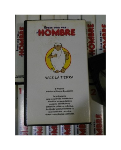 ERASE UNA VEZ EL HOMBRE SERIE MITICA DE TV VHS TAPE CINTA 23 VHS COLECCION UNICA ERASE UNA VEZ EL HOMBRE SERIE MITICA DE TV VHS TAPE CINTA 23 VHS COLECCION UNICA
