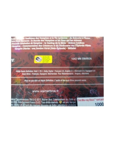 VAMPIRE DIARIES LOVE SUCKS TEMPORADA 1 - 4 X BLU-RAY ESPA?OL Ingles Frances - AM