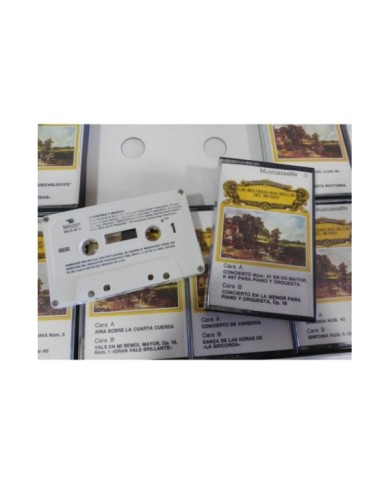LAS MELODIAS MAS BELLAS DEL MUNDO COLECCION 7 X CINTA TAPE CASSETTE MOZART BACH LAS MELODIAS MAS BELLAS DEL MUNDO COLECCION 7 X CINTA TAPE CASSETTE MOZART BACH