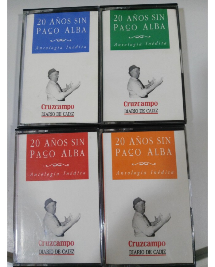 PACO ALBA ANTOLOGIA INEDITA 20 A?OS SIN PACO ALBA - 4 X CINTA TAPE CASSETTE 1995