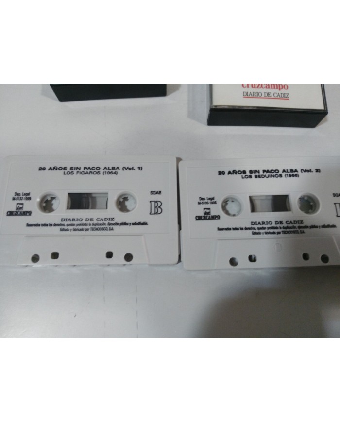 PACO ALBA ANTOLOGIA INEDITA 20 A?OS SIN PACO ALBA - 4 X CINTA TAPE CASSETTE 1995