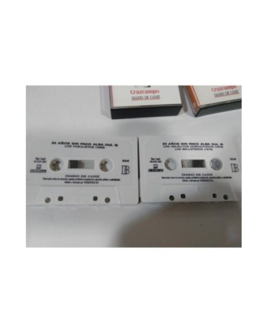PACO ALBA ANTOLOGIA INEDITA 20 A?OS SIN PACO ALBA - 4 X CINTA TAPE CASSETTE 1995 PACO ALBA ANTOLOGIA INEDITA 20 A?OS SIN PACO ALBA - 4 X CINTA TAPE CASSETTE 1995
