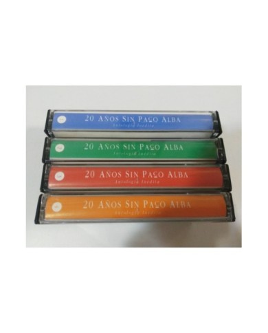 PACO ALBA ANTOLOGIA INEDITA 20 A?OS SIN PACO ALBA - 4 X CINTA TAPE CASSETTE 1995 PACO ALBA ANTOLOGIA INEDITA 20 A?OS SIN PACO ALBA - 4 X CINTA TAPE CASSETTE 1995