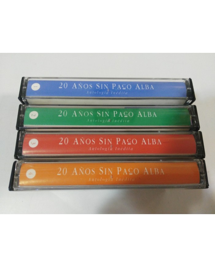 PACO ALBA ANTOLOGIA INEDITA 20 A?OS SIN PACO ALBA - 4 X CINTA TAPE CASSETTE 1995